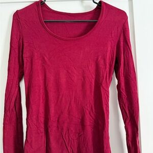 Women's Long Sleeve Red Top